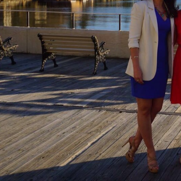 Blue body con dress - Picture 4 of 4