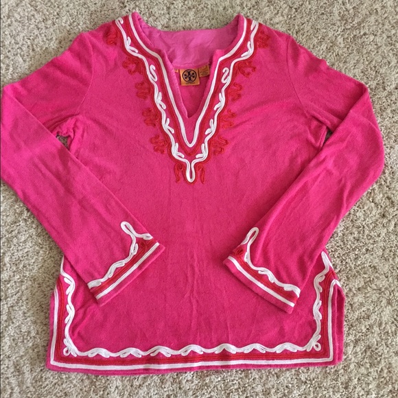 Tory burch terry tunic