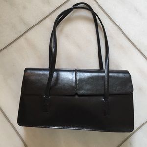 Alfani black leather purse