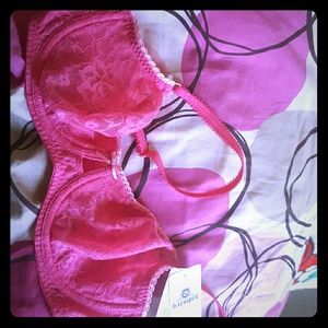 Pink bra