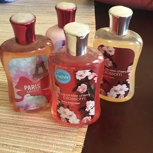 Bath & body works shower gel, lotion, bubble bath