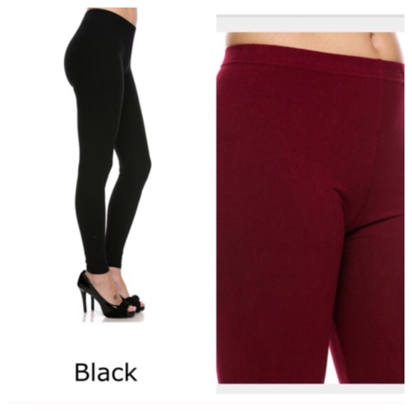 ✨RESTOCKED✨Favorite Black soft knit leggings - Picture 3 of 3