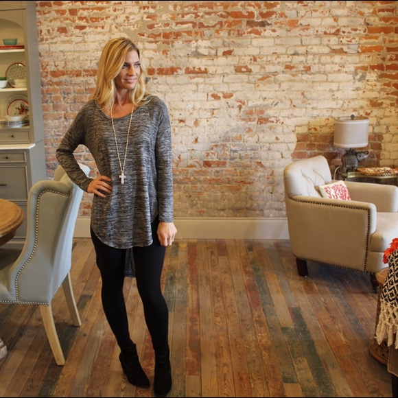 ✨RESTOCKED✨Favorite Black soft knit leggings - Picture 2 of 3