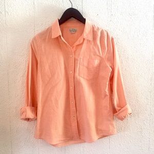 Madewell Neon Orange Boyshirt, Broadway and Broome