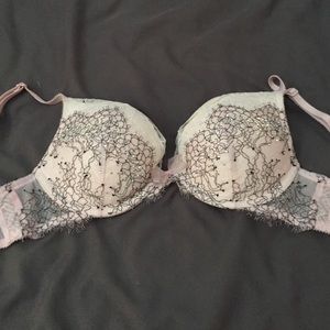 VS bra w/ lace and rhinestones