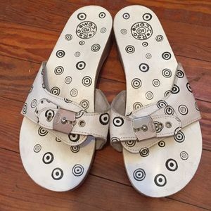 Corso Como Dr. Scholl's White and Black Sandals
