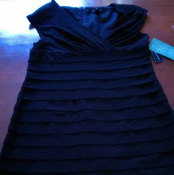 Black American Living party dress