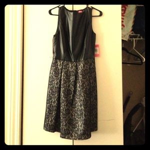 Isaac Mizrahi leather dress