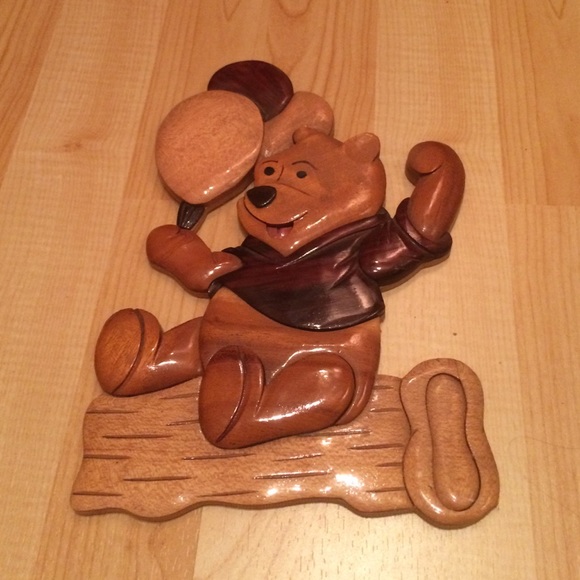 Hand carved Winnie the Pooh