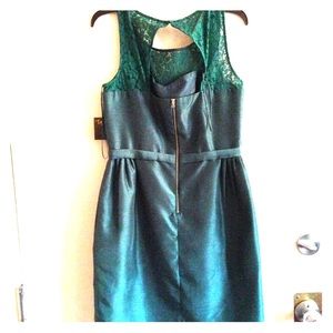 Green Taylor Fit and Flare Dress