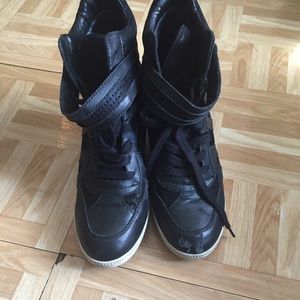 Ash black wedge sneakers ** final sale**