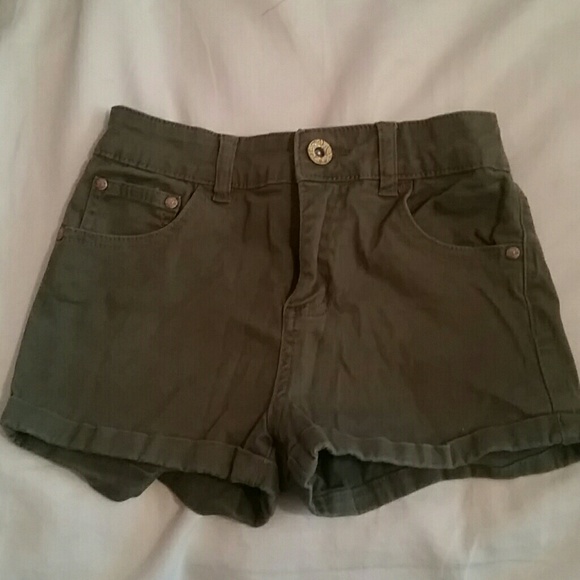 Army green shorts!