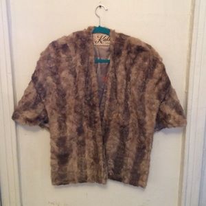 Vintage Fur Cape