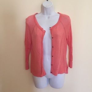 Pink cardigan