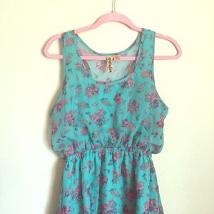 Nordstrom Eyeshadow Mint Floral Dress!