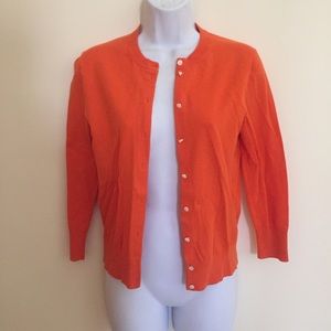 Orange Cardigan