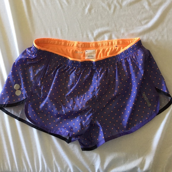 Lined Reebok running shorts