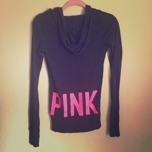 Vintage PINK Hooded Shirt
