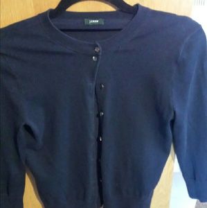 Navy 3/4 sleeve sweater