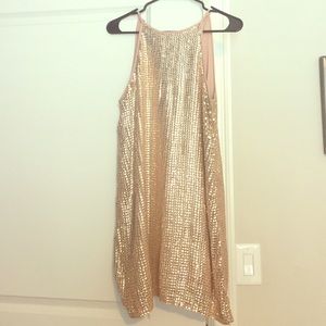 Gold sparkle dress