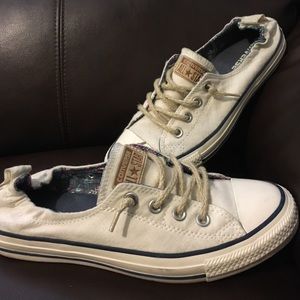 Converse limited slip on hemp laces size 8.5