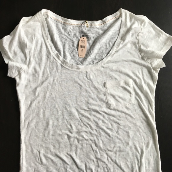 Victoria's Secret scoop neck pocket tee