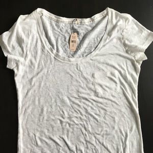 Victoria's Secret scoop neck pocket tee