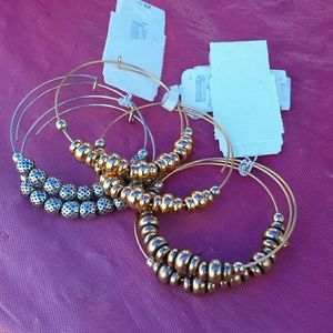 30 on merc...3.new Alex and Ani earrings lot