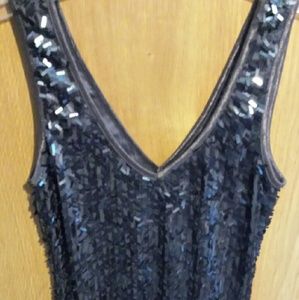 Dress v neck front and back