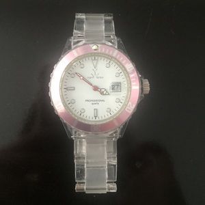 Clear / Light Pink Watch