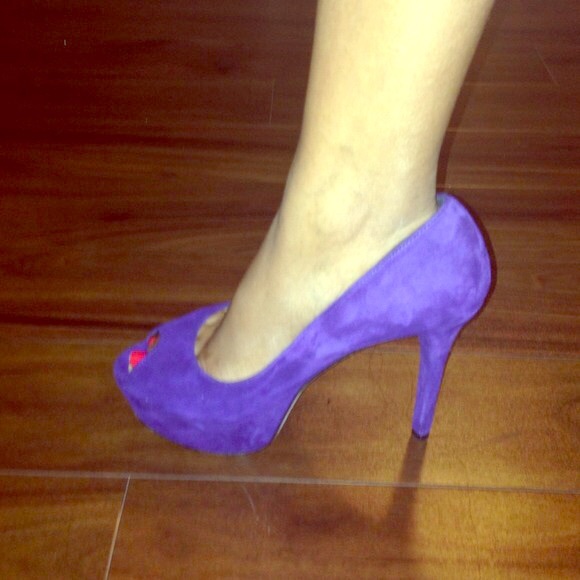 Purple Brian Atwood heels