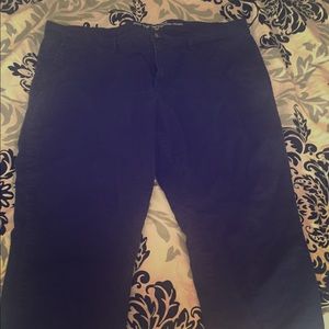 Gap navy khakis size 18