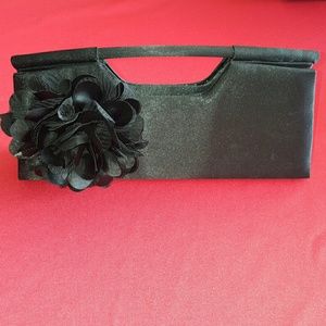 EUC satin clutch