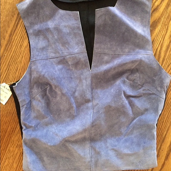 Suede Bebe top