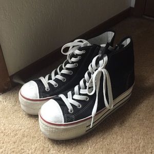 platform mock converse sneakers