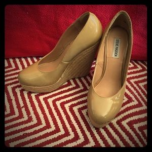 patent nude Steve Madden wedges