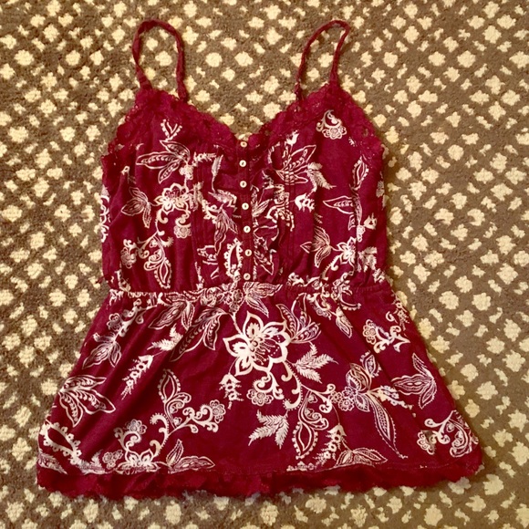 Aeropostale Tops - Aeropostale Floral tank SZ L
