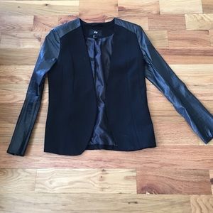 H&M faux leather jacket