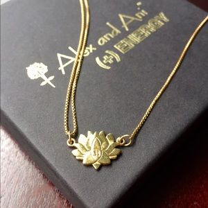 Alex & Ani lotus necklace