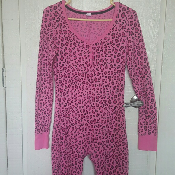 Pink cheetah print pajamas