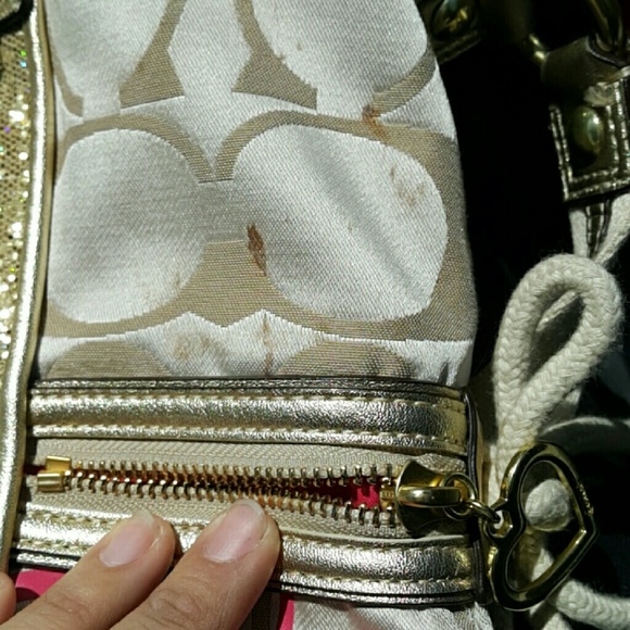 Sold  poppy purse