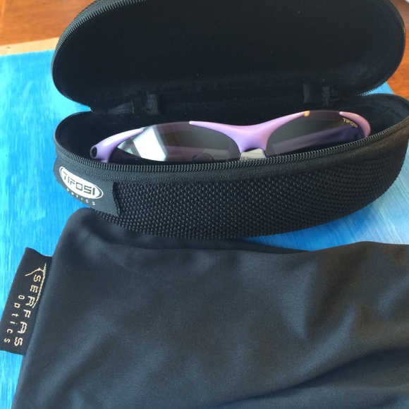 Tifosi Sunglasses Purple and White (with case!!) main image 4