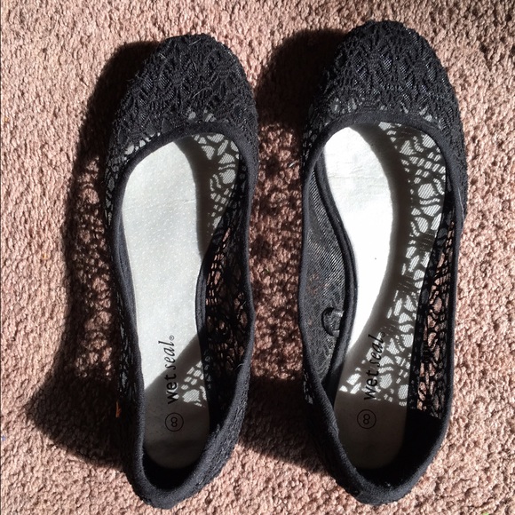 Wet Seal Lace Flats