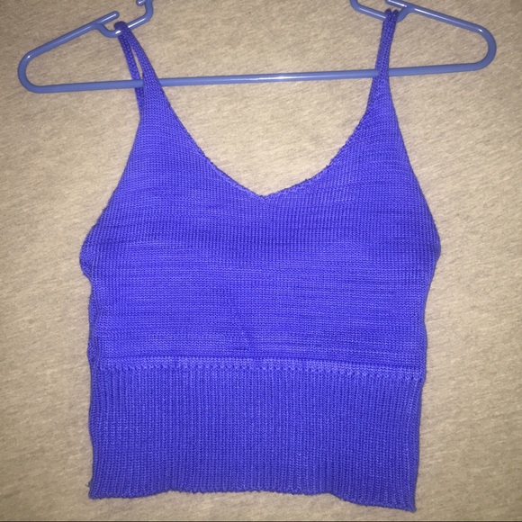 Knit crop top
