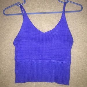 Knit crop top