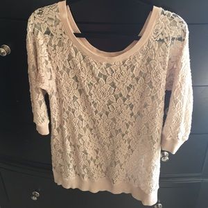 Cute cream top!