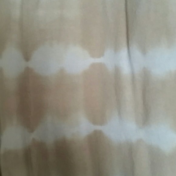 LOFT Cream and white tie dyed cardigan- sz M - Picture 2 of 2