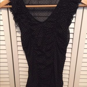 Black sheer top from the limited