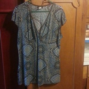 Perseption paisley print top