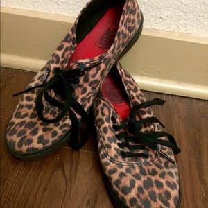 Cheetah print vans
